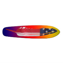 Pluma americana monopatin personalizado