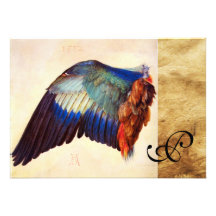 PLUMAS del ALA de un pergamino del RODILLO EUROPEO Comunicado Personalizado