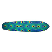 Plumas del pavo real monopatines