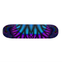 Plumas del pavo real patín personalizado