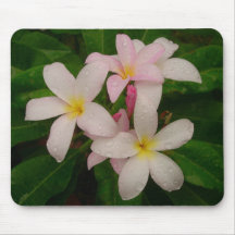 Plumeria rosado de la matanza tapete de ratón