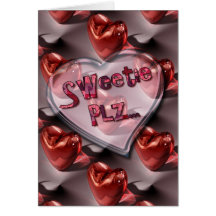 PLZ del Sweetie…. haga me un bocadillo "divertido  Felicitacion