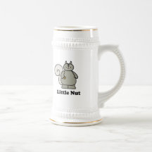 Poca camiseta del bebé de la nuez tazas