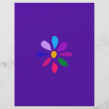 Poca flor de la mañana flyer personalizado