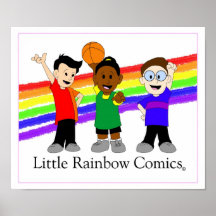 Poca impresión de los tebeos del arco iris posters