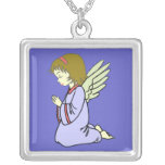 Poco ángel que ruega grimpola personalizada