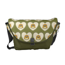POCO BOLSO DEL MENSAJERO DEL BÚHO DE PITIDO EN VER BOLSAS DE MENSAJERÍA