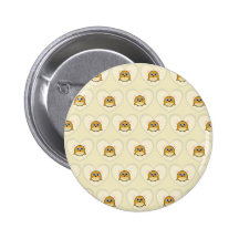 POCO botón de los BÚHOS de PITIDO Pins