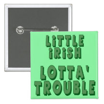 Poco botón irlandés del problema de Lotta Pins