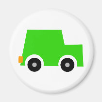 Poco coche verde imanes