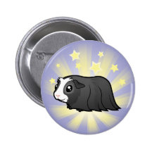 Poco conejillo de Indias de la estrella (pelo larg Pin