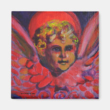 Poco imán del arte del ángel