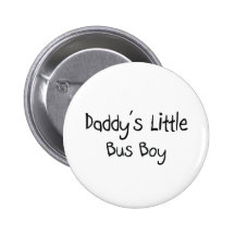 Poco muchacho del autobús del papá pins