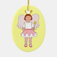 Poco ornamento del ángel adorno de navidad