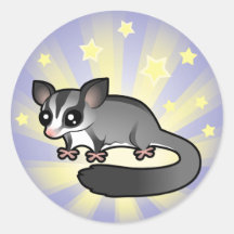 Poco planeador del azúcar de la estrella pegatina