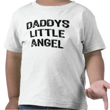 Poco texto del Ángel-Detrás del papá con las alas  Camisetas