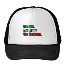 Pocos mexicanos orgullosos gorras
