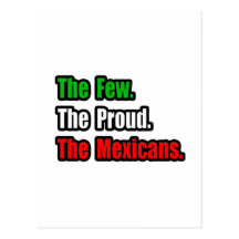 Pocos mexicanos orgullosos postales