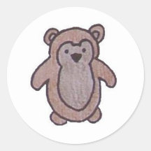 Pocos pegatinas del oso