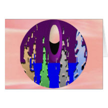 Poder de la luna - altas mareas tarjeta