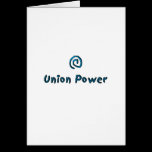 Poder de la unión tarjetas