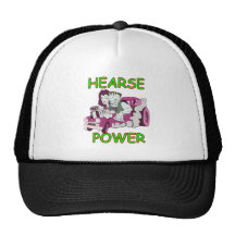 Poder del coche fúnebre gorras