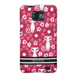 Poder del gatito en la galaxia S de Samsung Galaxy SII Fundas