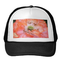 Poder del pétalo - amapola rizada gorros bordados