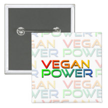 Poder del vegano pins