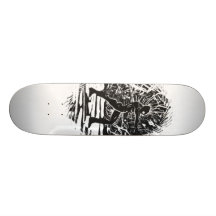 Poder del zombi tabla de patinar