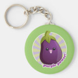 ¡Poder púrpura! Llaveros Personalizados