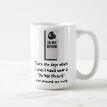 … Podría llevar "no perturbo" la muestra Tazas De Café
