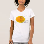 Poema de Sun Camisetas