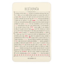Poema inspirado de los desiderátums imanes flexibles