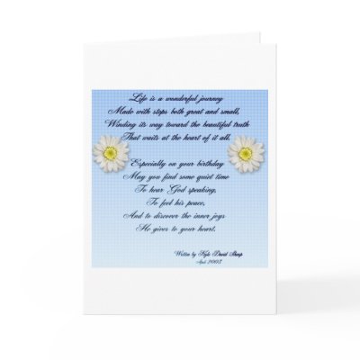 Poema maravilloso del cumpleaños del viaje felicitaciones de Zazzle ...