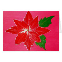 Poinsettia Felicitación