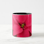Poinsettia rojo taza de café