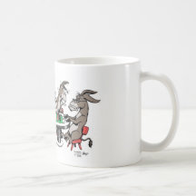 PÓKER DE LOS BURROS PLAY'IN TAZA DE CAFÉ