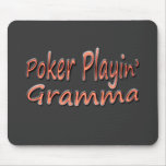 Póker Playin Gramma 2 Alfombrillas De Ratones