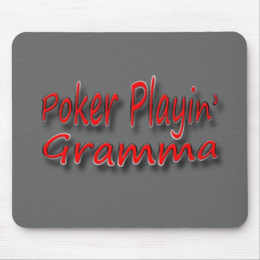 Póker Playin Gramma 3 Alfombrillas De Ratón