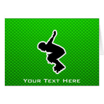 Poli de Rollerblading Tarjeta