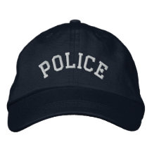 POLICÍA GORRA DE BÉISBOL BORDADA