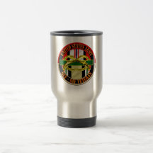 Policía militar del veterano de OEF OIF Taza
