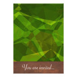 Polígonos abstractos 138 invitación personalizada