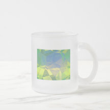 Polígonos abstractos 187 taza