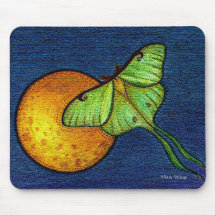 Polilla lunar alfombrilla de ratones