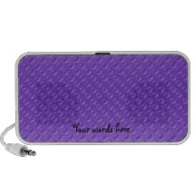 polkadots purpúreos claros en fondo púrpura iPhone altavoz