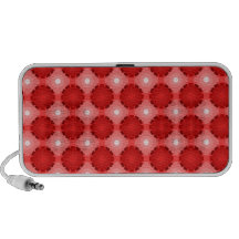 Polkadots rojo brillante mini altavoz