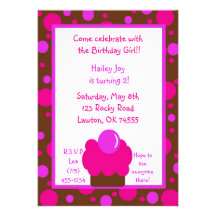 polkadotscupcake1 la copia, Come celebra con… Invitación Personalizada