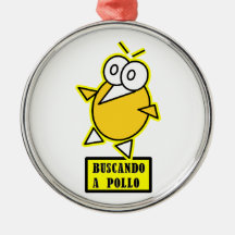 Pollo - Buscando a pollo Adorno De Reyes